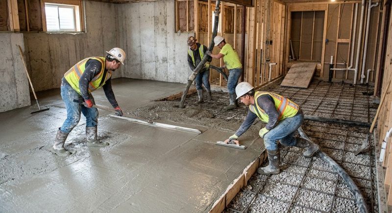 Basement Slab Installation in Oldham County, KY