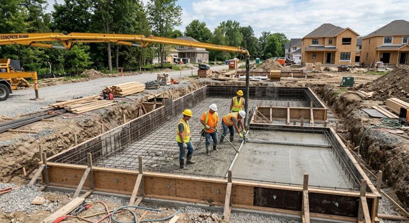 Cement Foundation Installation in Oldham County, KY