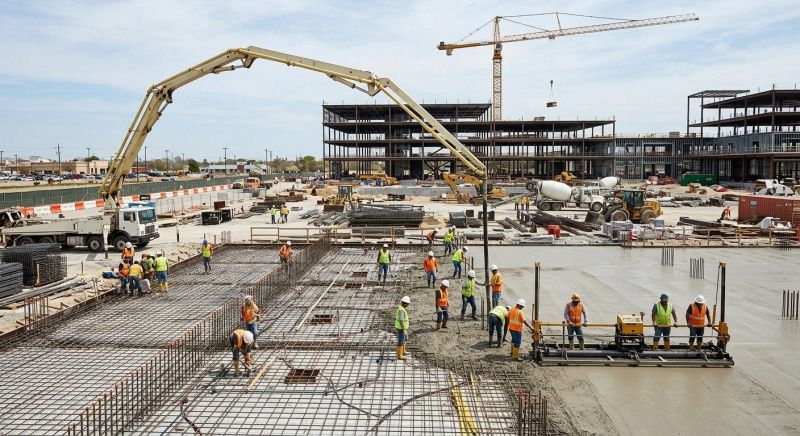 Commercial Slab Construction in New Albany, IN
