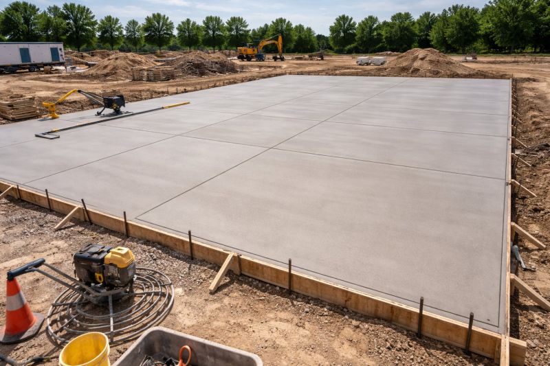 Commercial Slab Installation in Madison, IN