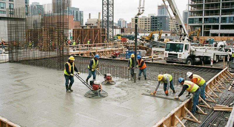 Commercial Slab Installation in Smithfield, KY
