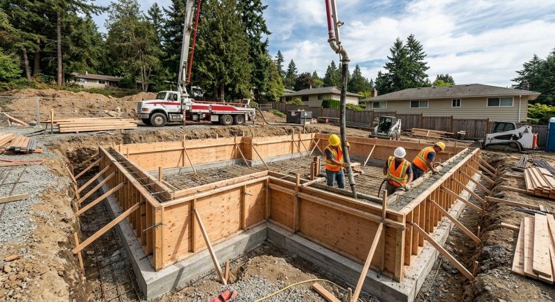 Concrete Foundation Installation in Crestwood, KY