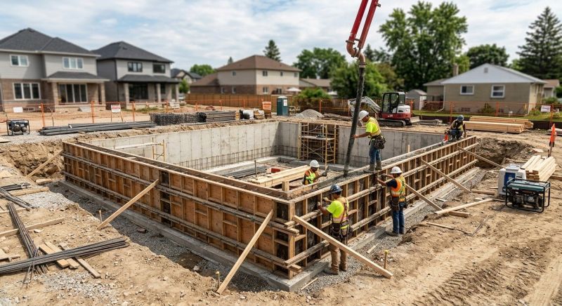 Foundation Construction in New Albany, IN
