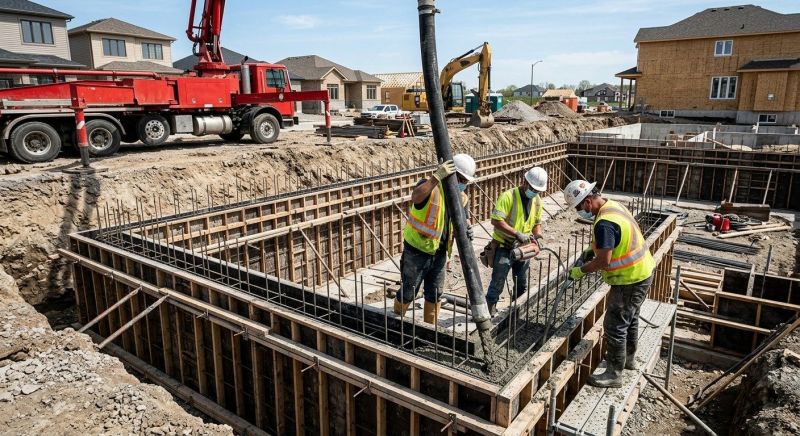 Foundation Wall Pouring in New Albany, IN