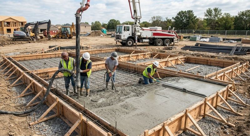 Foundation Wall Pouring in Shelbyville, KY