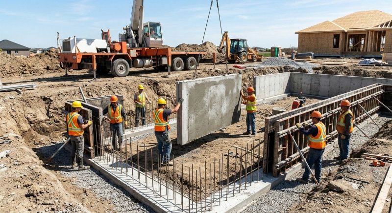 Foundation Wall Pouring in Trimble County, KY